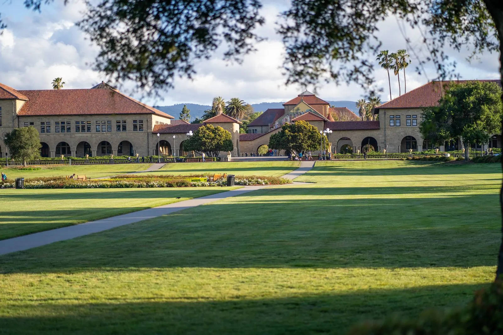 Stanford University campus and gardens in California
